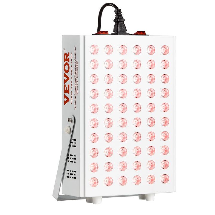 VEVOR Red Light Therapy for Body Face, 60 Dual-Chip LEDs, Red 660nm & Near Infrared 850nm Combo, High Power Red Light Therapy Panel for Recovery, Pain Relief, Wound Healing, Skin Health, 80W-7