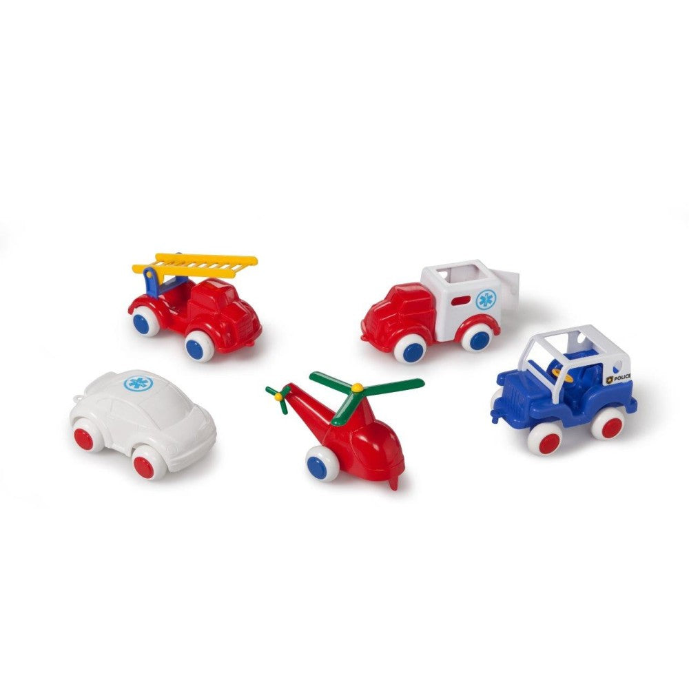 Viking Toys Rescue cars, 5pcs/set, 14cm, 1062-M10-0