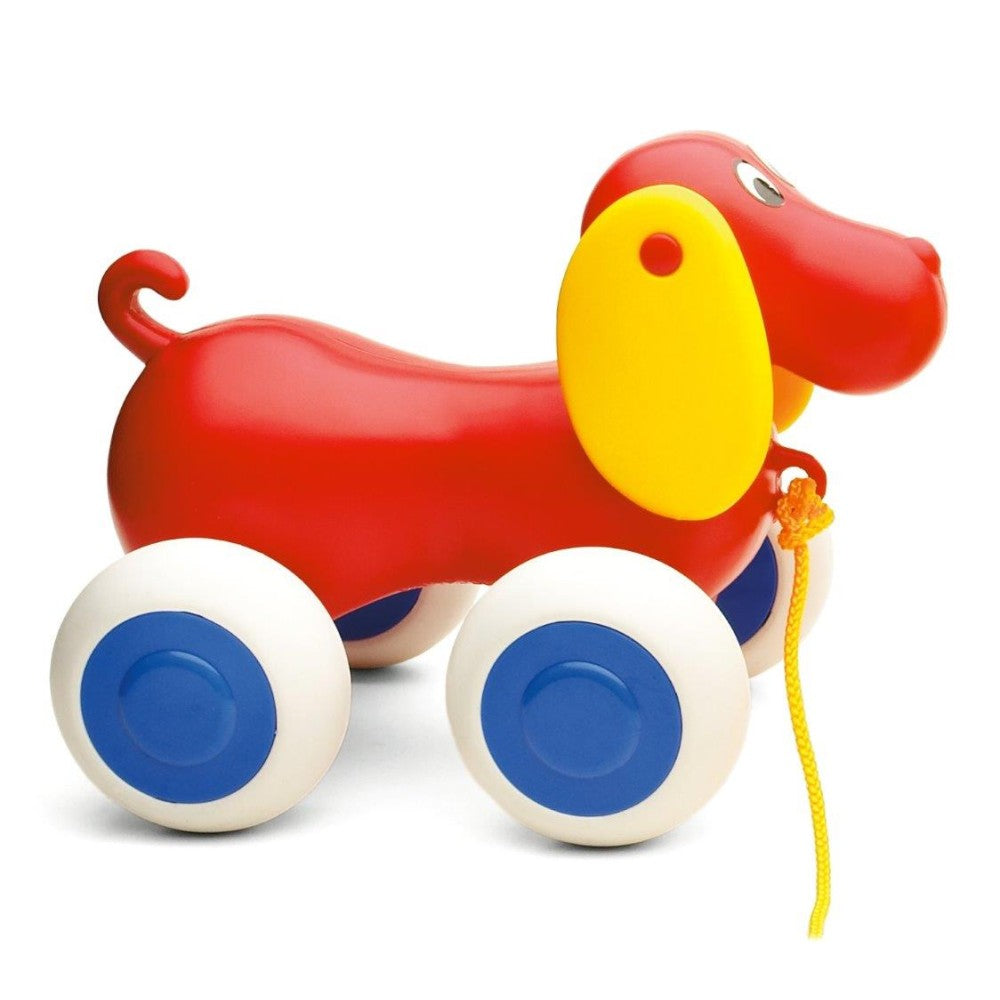 Viking Toys Pull toy Dog, 25cm, 1310-red-0