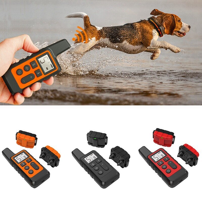1PC Remote Control Electric Dog Training Collar Pet Remote Control Waterproof Rechargeable Pet Dog Bark Collar-15