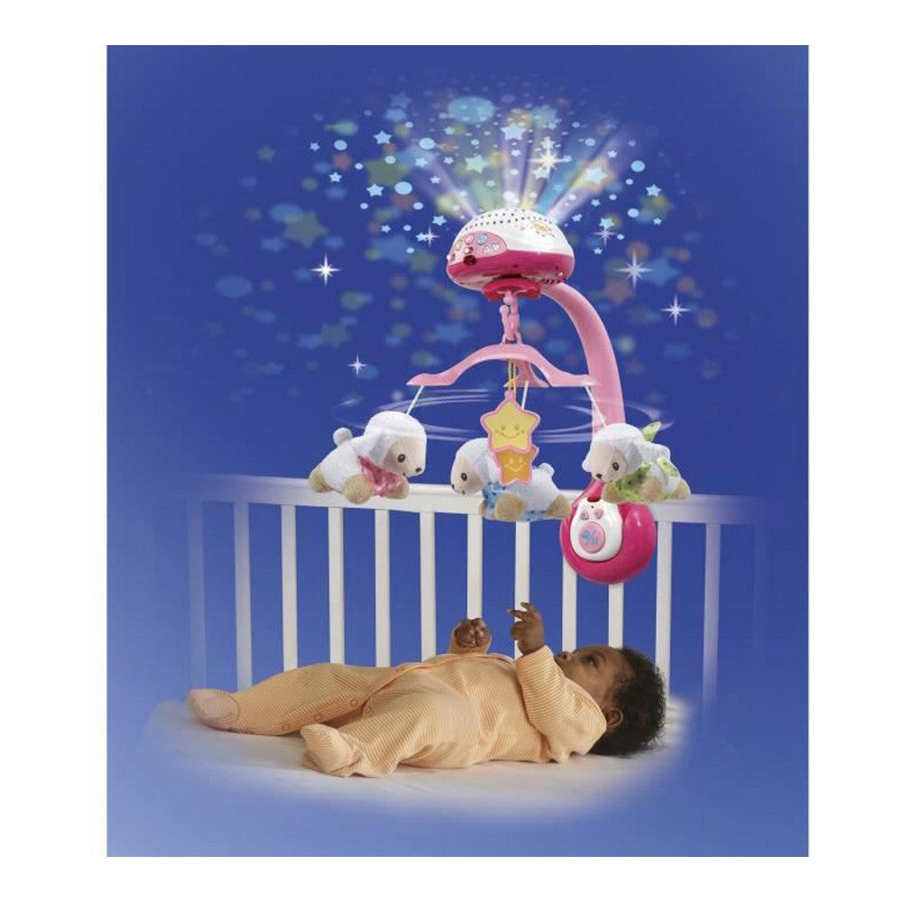 Baby legetøj Vtech Baby Sheep Count Pink Vugge til baby-3