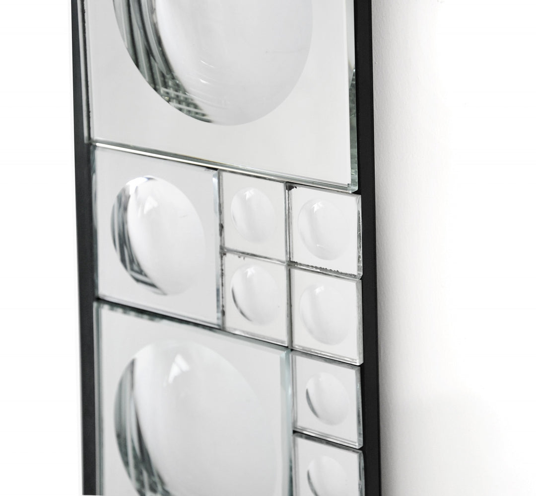 Bubbly Silver Mirror-3