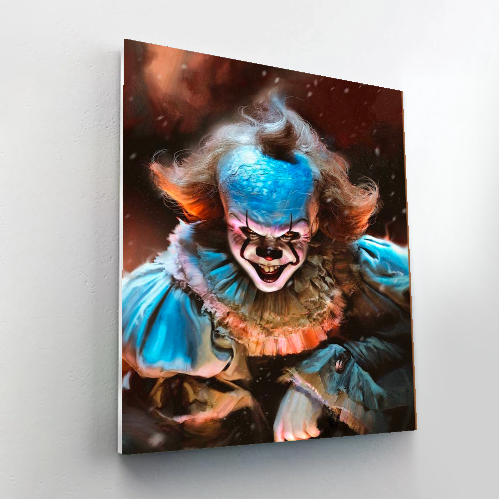 ARTISTRY RACK Halloween Pennywise Paint-By-Numbers Painting Kit