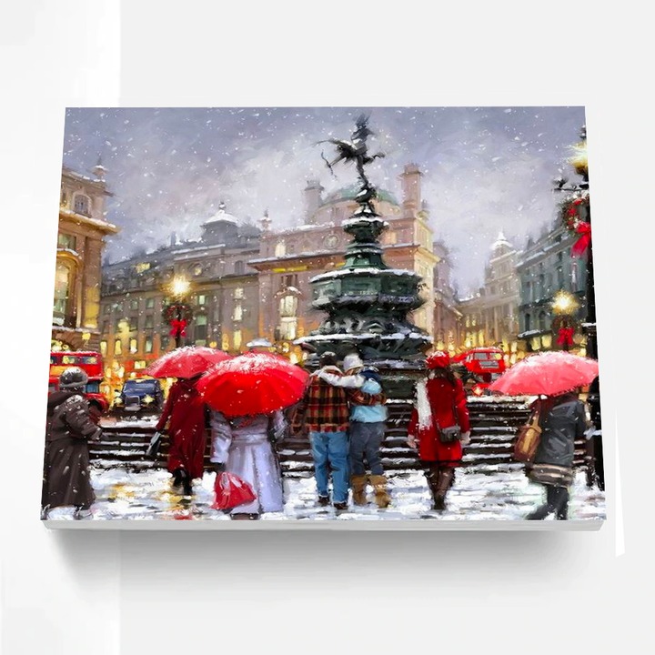 Christmas Family Celebrations Paint By Numbers Painting Kit-3