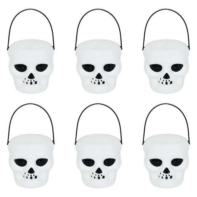 6pcs Mini Halloween Treat Bucket Sets