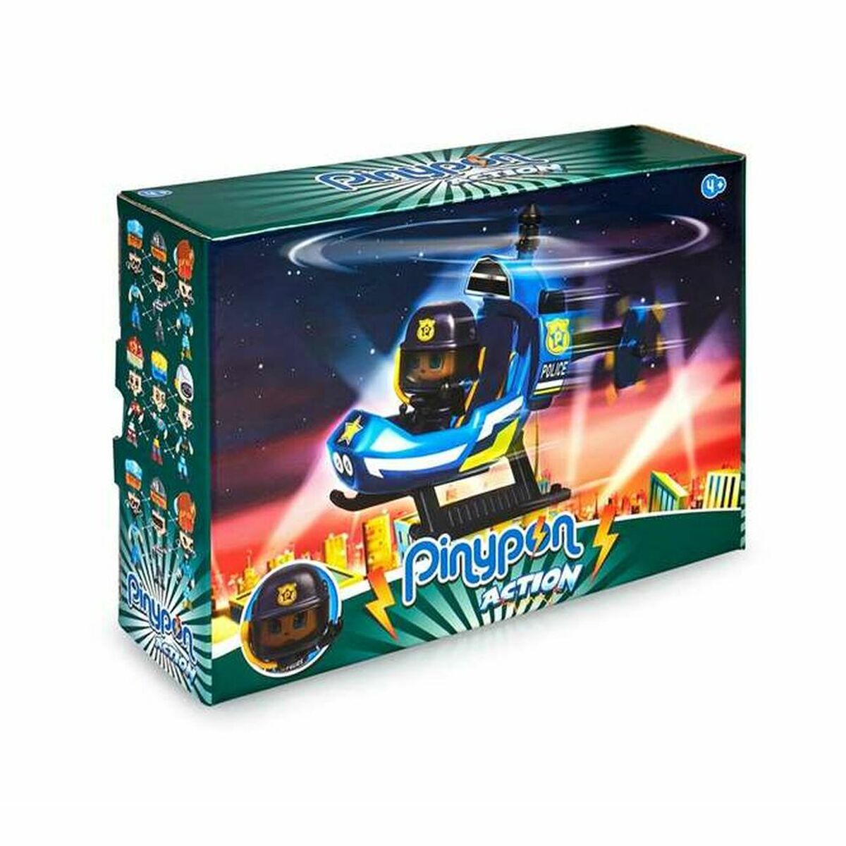 Playset Pinypon Pinypon Action Police Helicopter-2