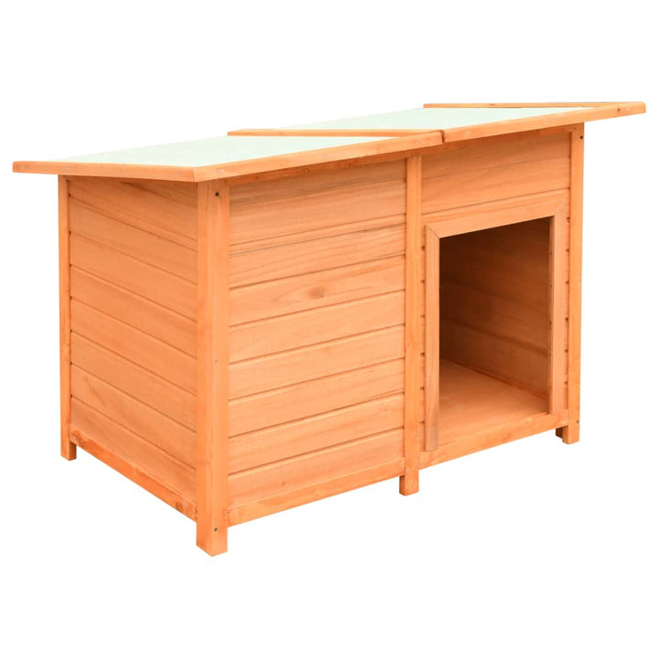 vidaXL Dog Cage Solid Pine & Fir Wood 47.2"x30.3"x33.9"-4
