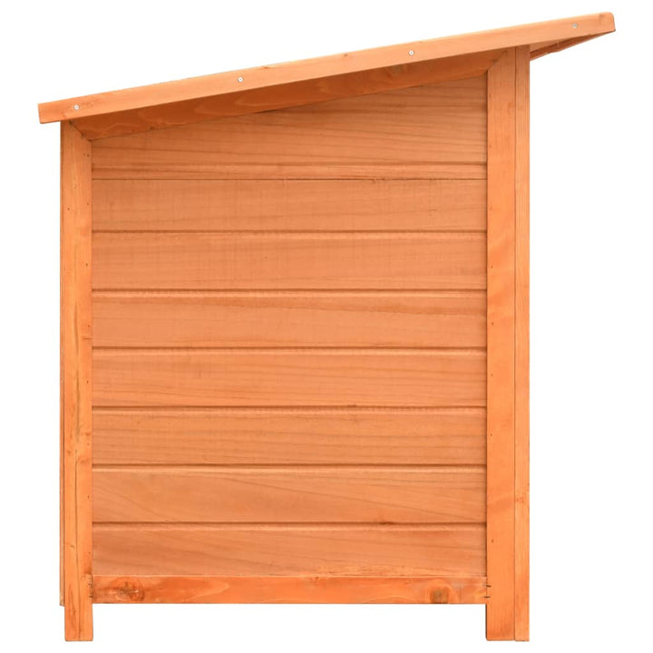 vidaXL Dog Cage Solid Pine & Fir Wood 47.2"x30.3"x33.9"-7