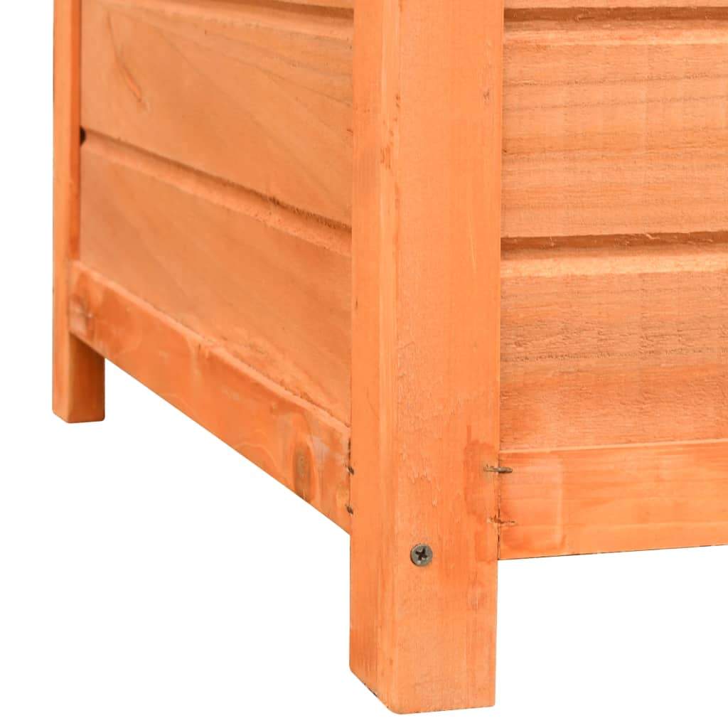 vidaXL Dog Cage Solid Pine & Fir Wood 47.2"x30.3"x33.9"-9