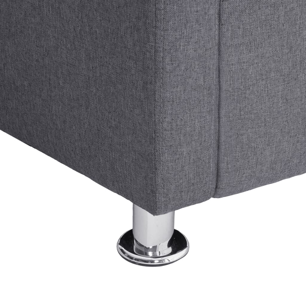 VIDA XL Cube Armchair (Light Gray)