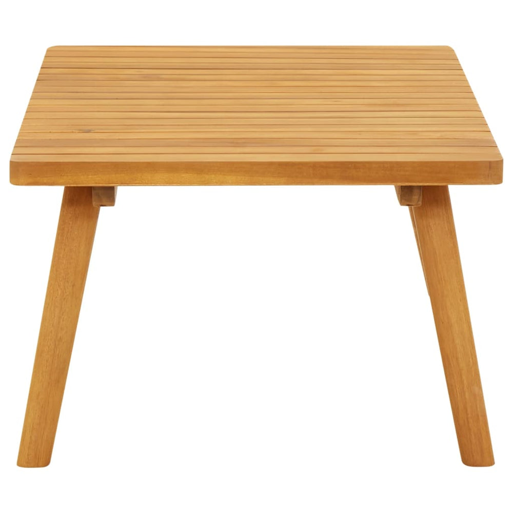 vidaXL Patio Coffee Table 35.4"x21.7"x13.8" Solid Acacia Wood-1