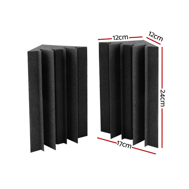 Alpha 40pcs  Corner Bass Trap Studio Acoustic Foam Set