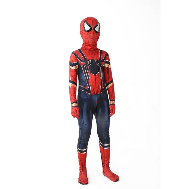 Adult/Kids Spiderman Superhero Costume Bodysuits