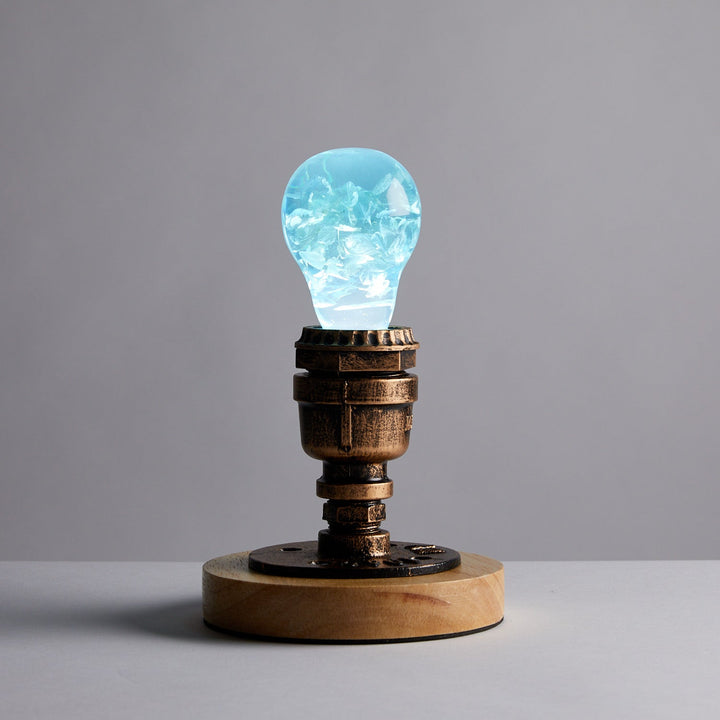 Table Lamp - Blue Hydrangea-2