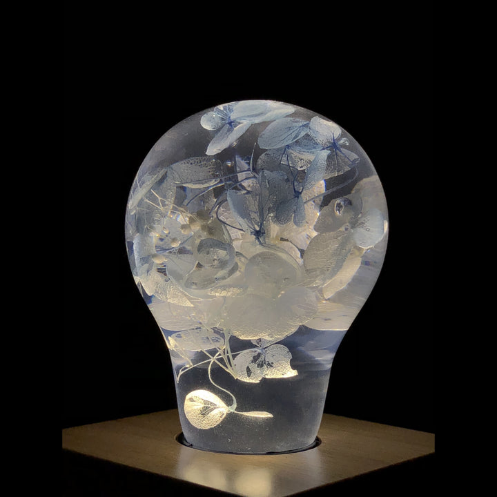 Table Lamp - Blue Hydrangea-4
