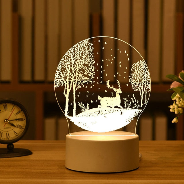 Adorable Animated Figure 3D LED Night Lights
