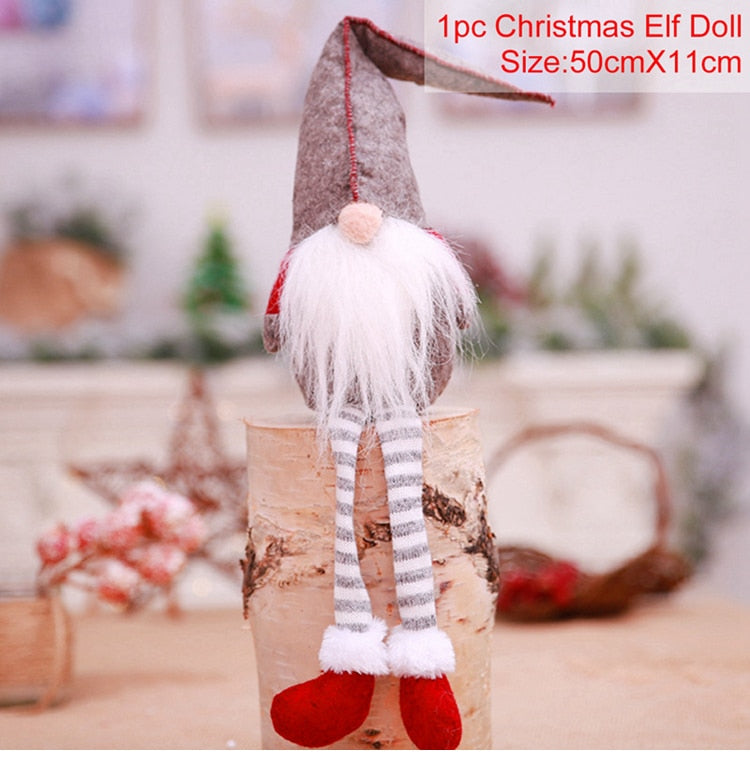Cute & Snuggley Faceless Christmas Gnome Decor Dolls