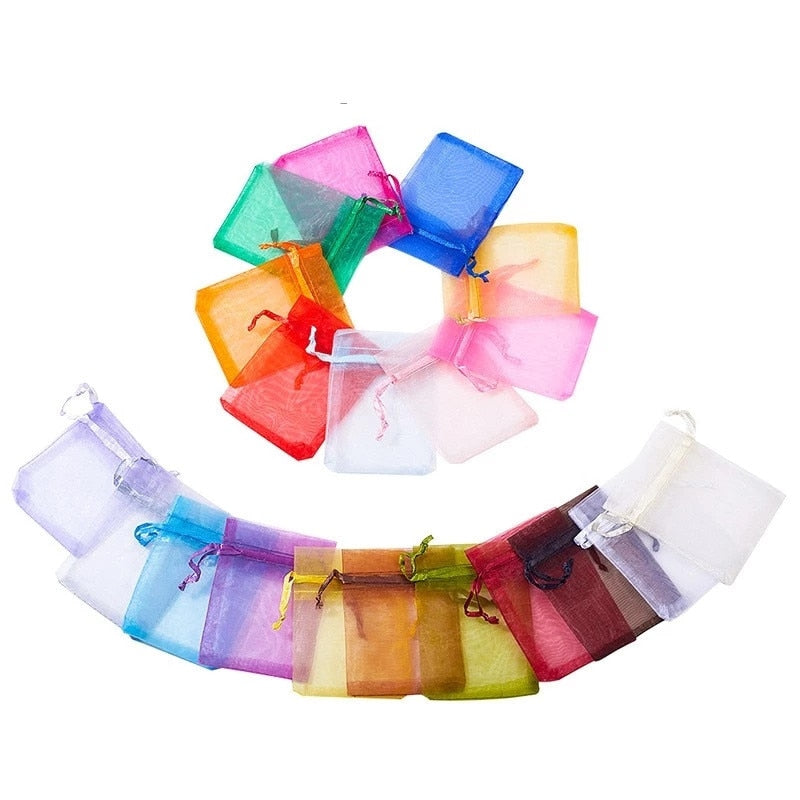 Colorful Transparent Organza Bags