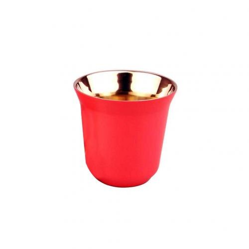80ml Double Wall Stainless Steel Espresso Cups