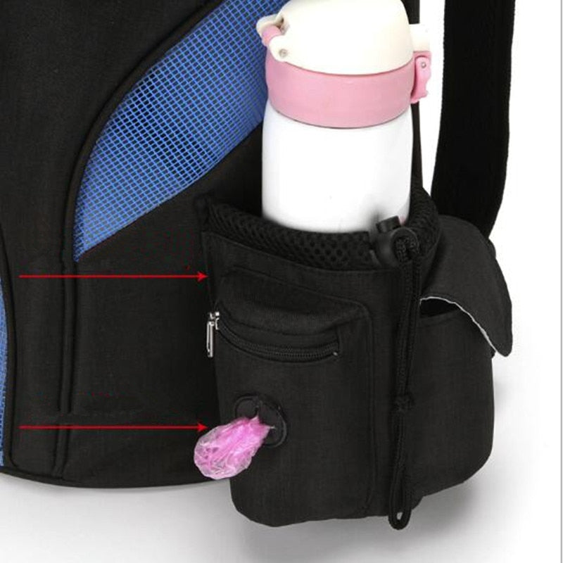 Foldable Mesh Pet Carrier Backpack