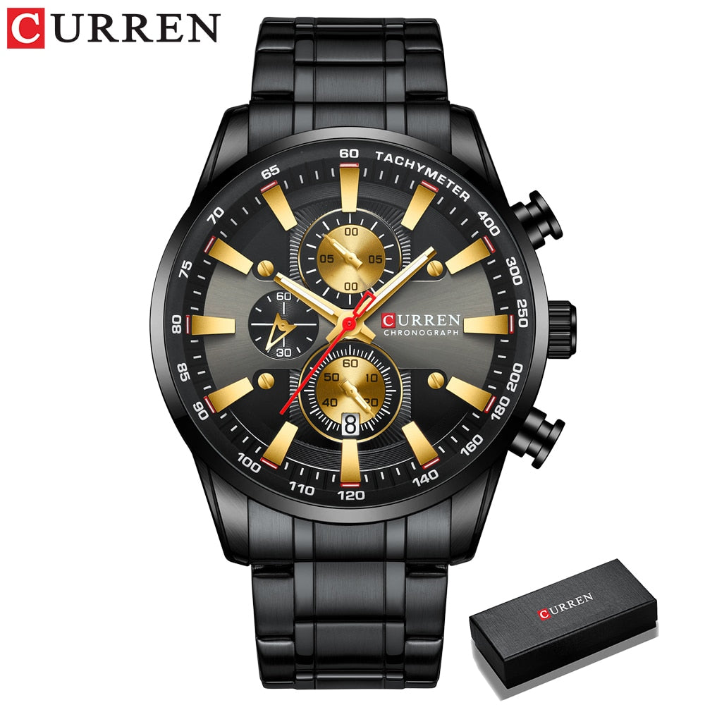 CURREN Men's Luxury Sport Chronograph Wristwatches