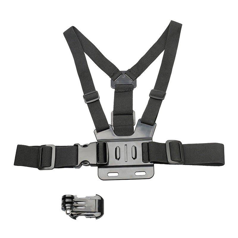 GoPRO Adjustable Sport Chest Belt Smartphone Holder with Accessories