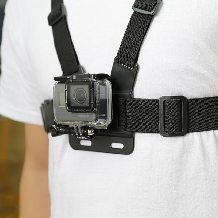 GoPRO Adjustable Sport Chest Belt Smartphone Holder with Accessories