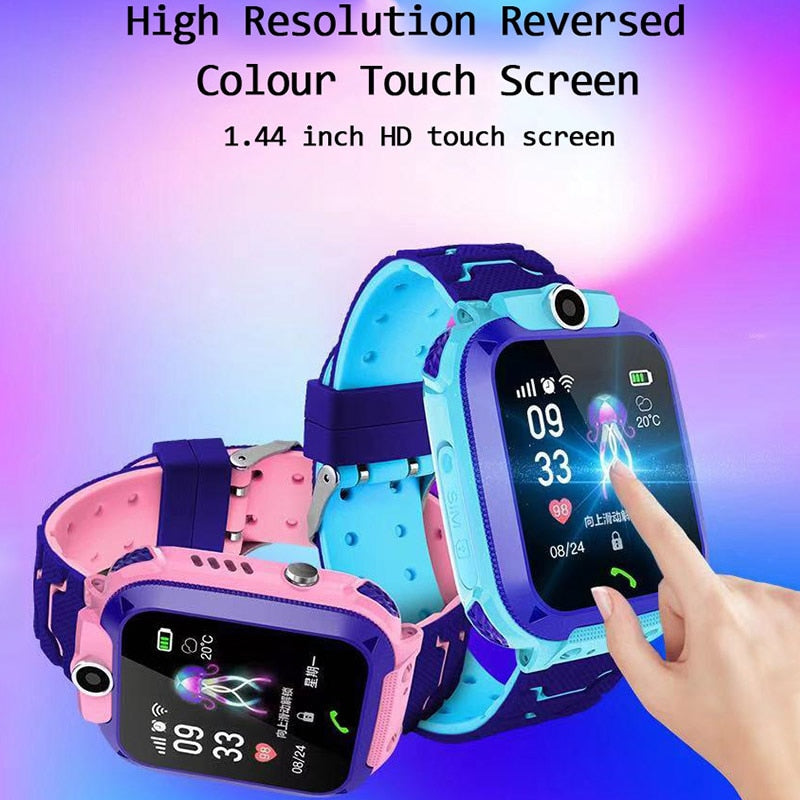 MEDIATECH SOS-IP67 Waterproof Smartwatch For Kids with Sim Card