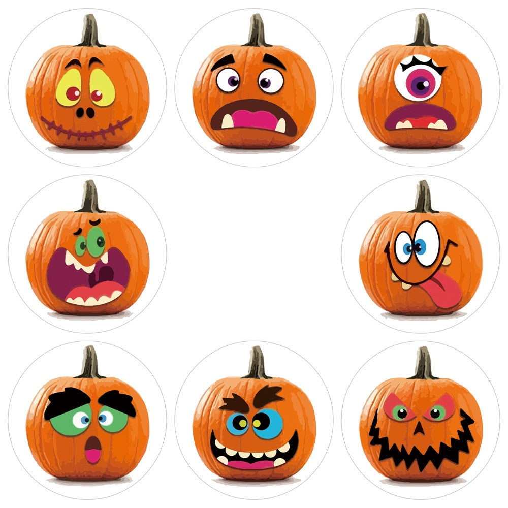Handmade Halloween Gift Stickers (100-500PCS )