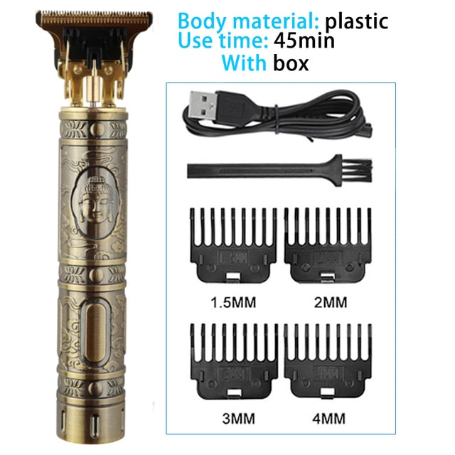 Cordless Rechargeable Buddah & Dragon Electric Hair Trimmer Sets