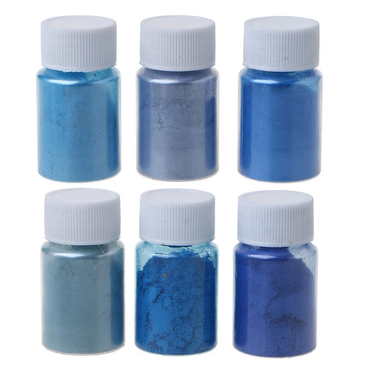 6 Color Sets - Rainbow Pearl Powder Resin Pigment