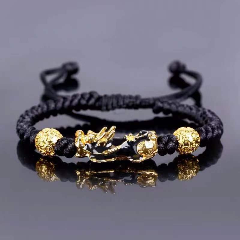 Feng Shui Obsidian Stone Beaded Bracelets