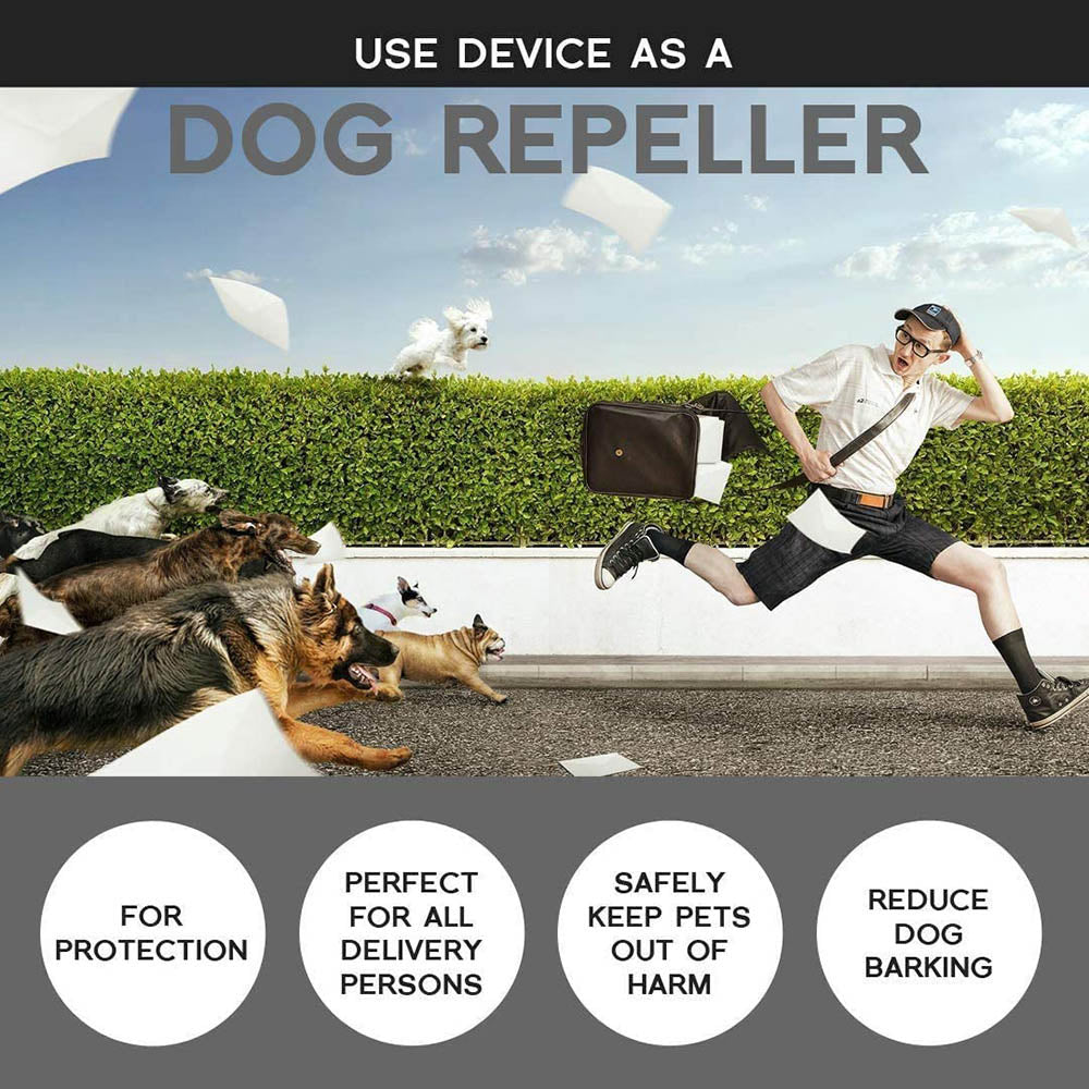 3-In-1 LED Ultrasonic Dog Repeller & Anti-Barking Training Device