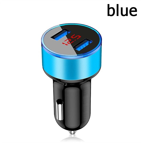3.1A Dual USB Car Charger with LED Display
