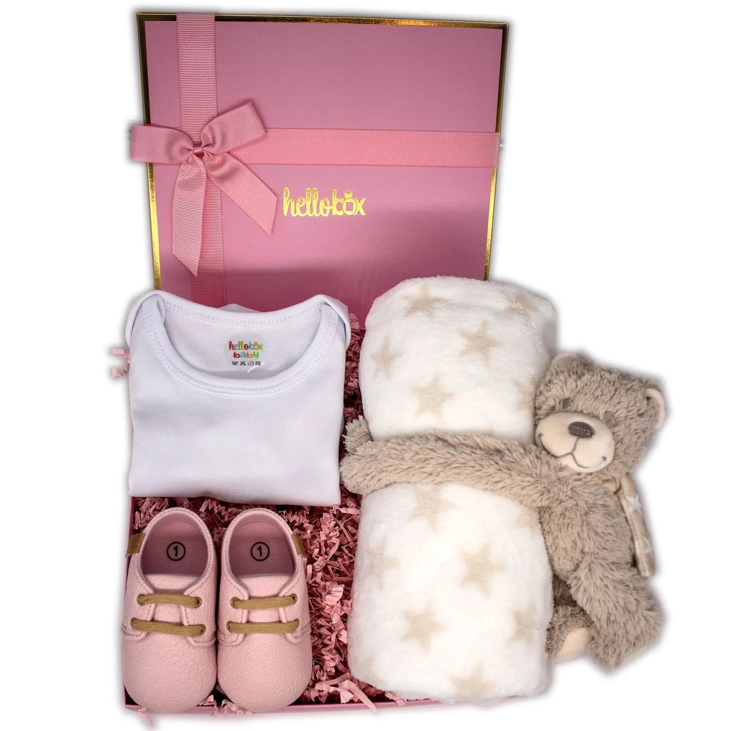 HelloBox! 4pc Infant Gift Set (Pink)