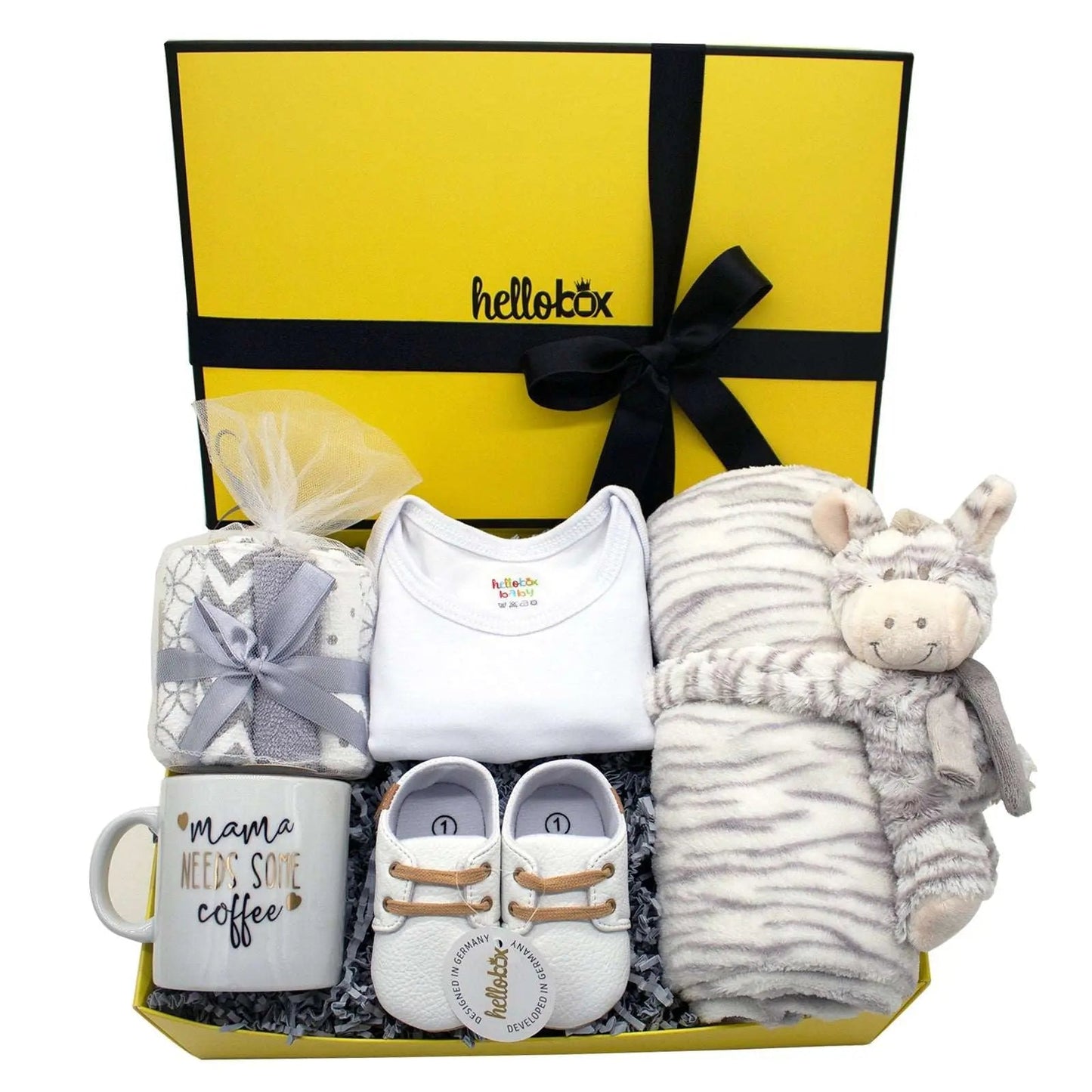 HELLOBOX! 5PC Newborn/Infant Gift Set (Giraffe)