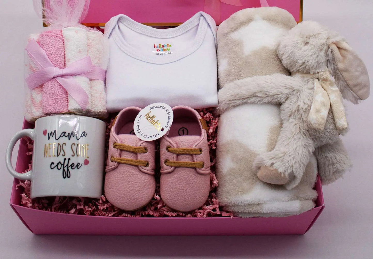 HelloBox! 6pc Infant Sleep & Play Gift Set (Bunny)