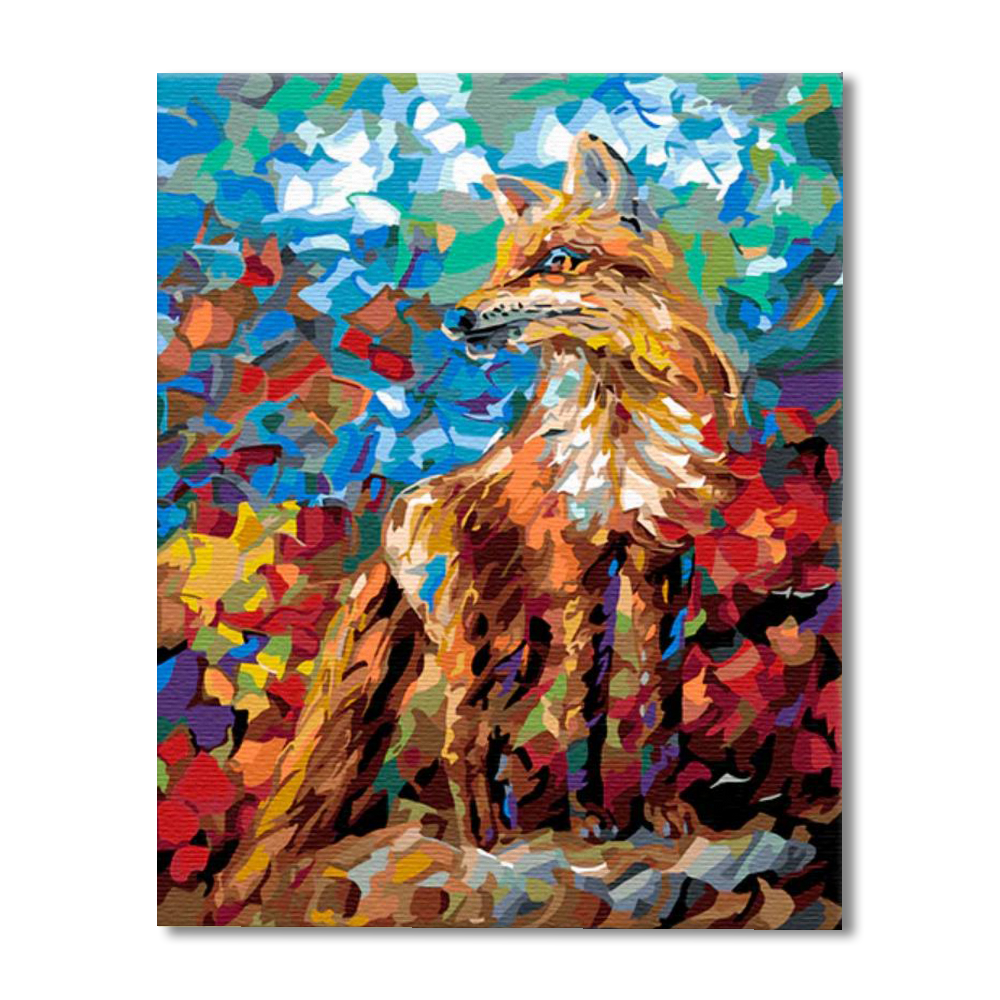 Mr. Fox Paint By Numbers Painting Kit-1