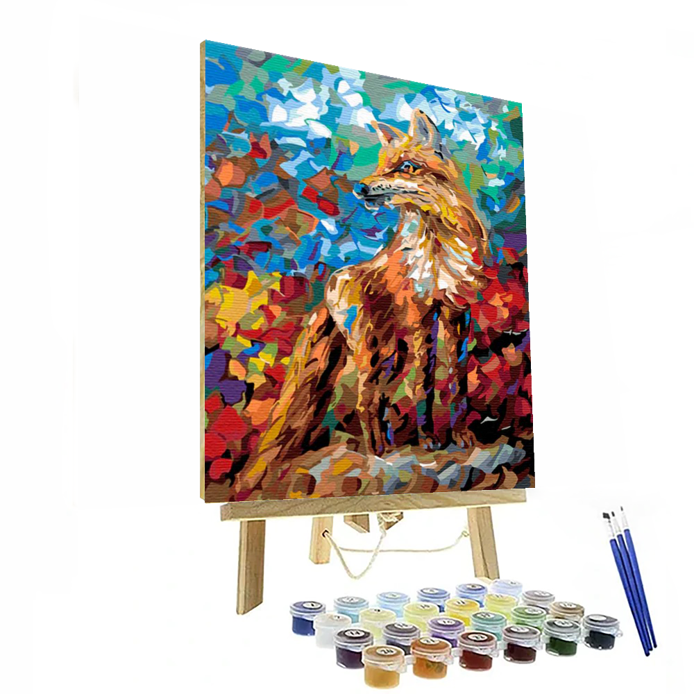 Mr. Fox Paint By Numbers Painting Kit-0