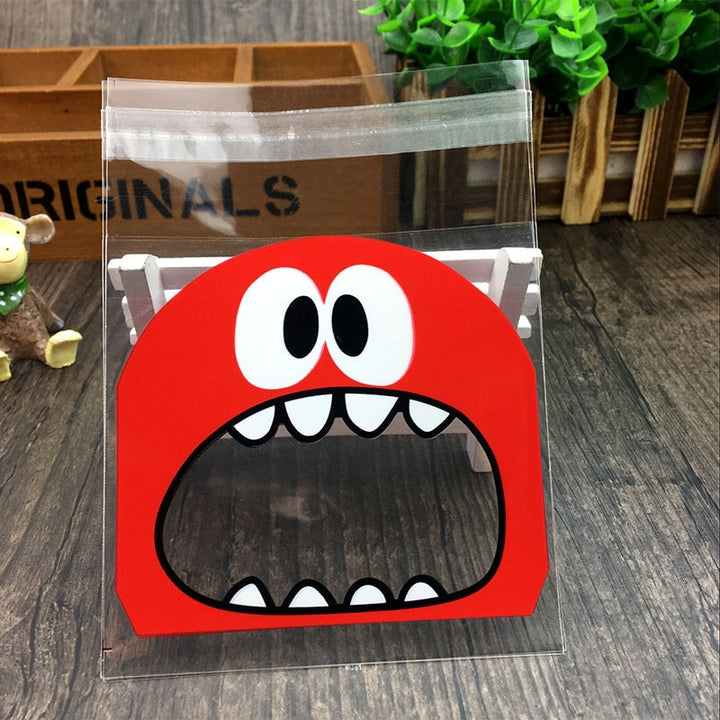 50PCS Cute Cartoon Self-Adhesive Plastic Bags