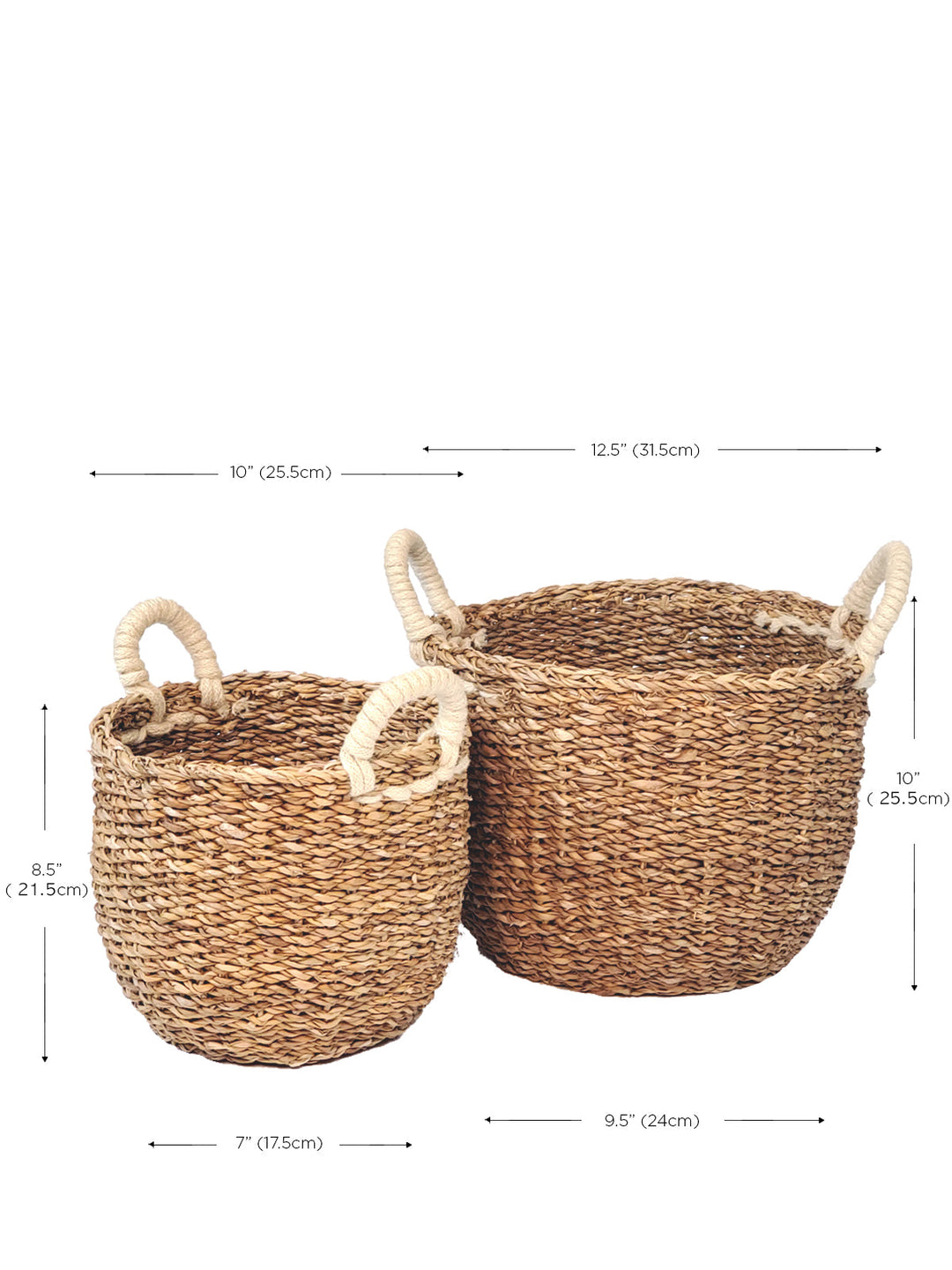 Savar Basket with White Handle-8