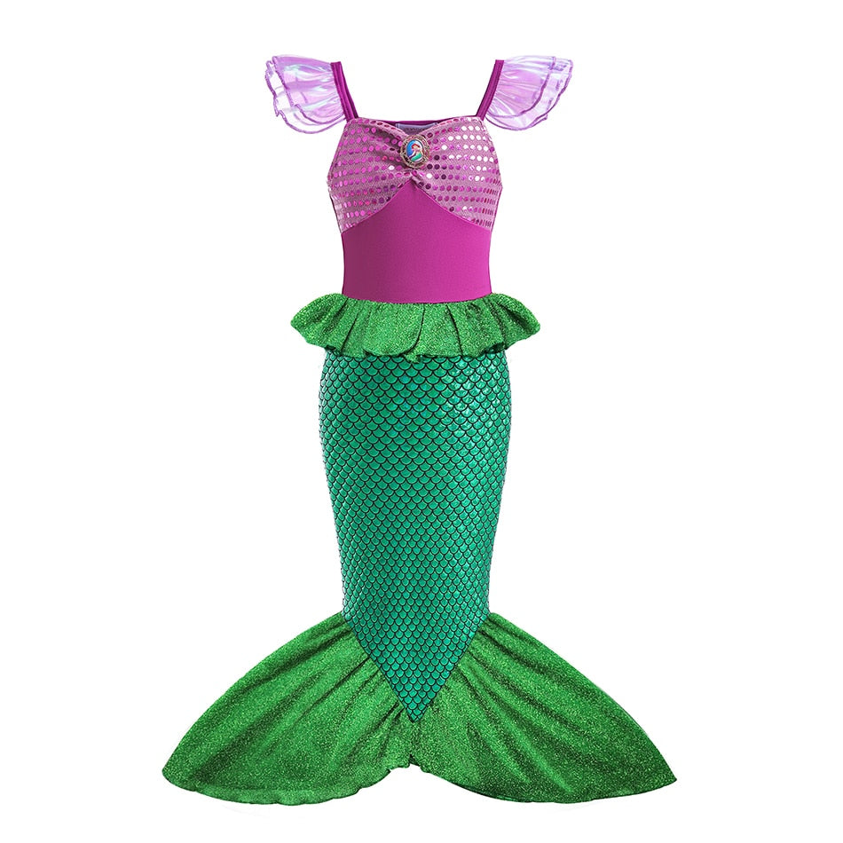 Little Mermaid Costume Dress Sets & Accessories