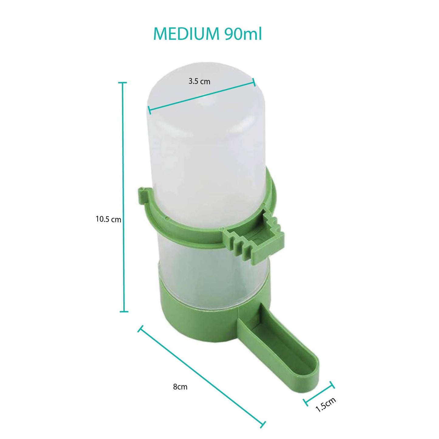 5pc Set - Bird Cage Automatic Water Dispenser