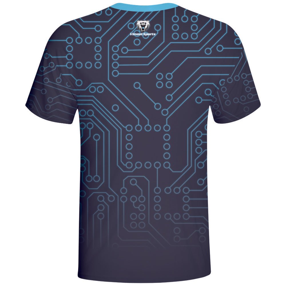 Circuit board Design Cyberpunk Gaming Shirts Wear Gaming Team-1