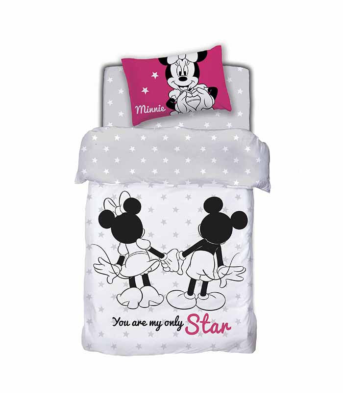 Disney Minnie Mouse My Star 3-Piece Cotton Bedding Set - Twin/Full-1