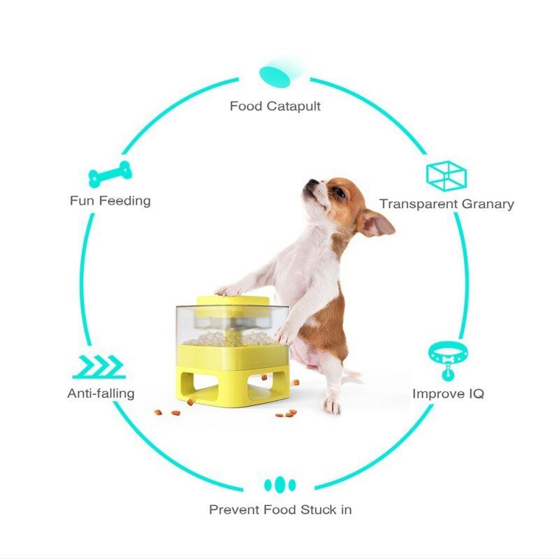 Dog Cat Feeding Bowls Dog Water Dispenser Eat Slow Dog Bowl Slow Feeder Puzzle Catapult Toys Pet Supplies-10
