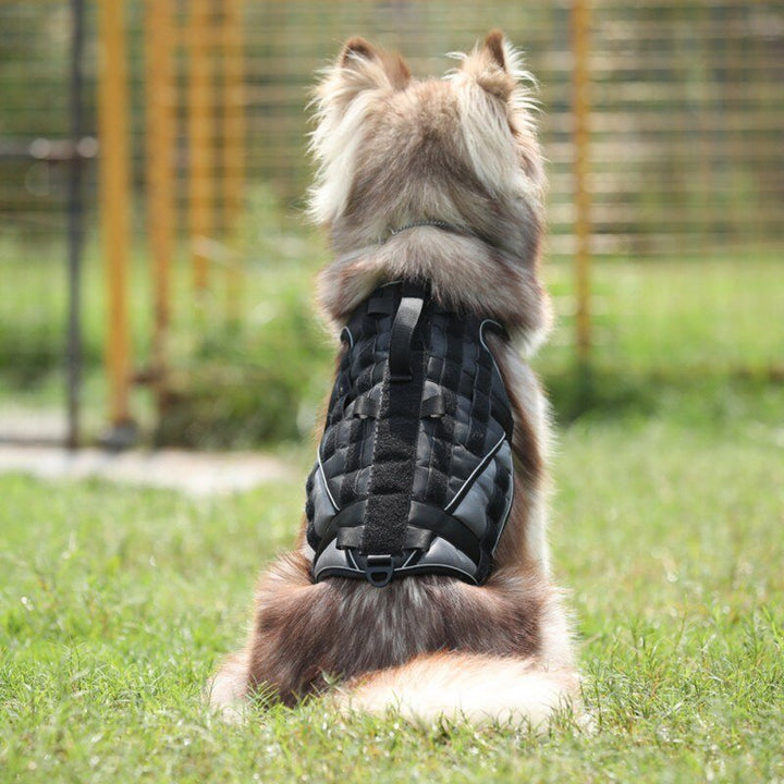 Durable Dog Harness Tactical Military Dog Vest No Pull Pet Training Harnesses Vest for Medium Large Dogs M L XL-10