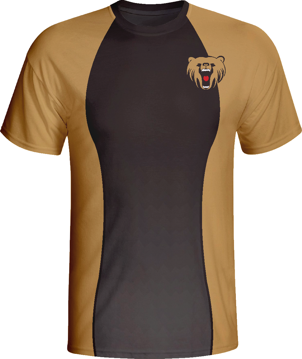 Vimost Simple  Design Sublimated Gaming Shirts Yellow Wear-0