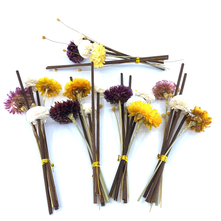 Reed Diffuser Replacement Sticks, The Country Garden, Rattan Wood Flower-4