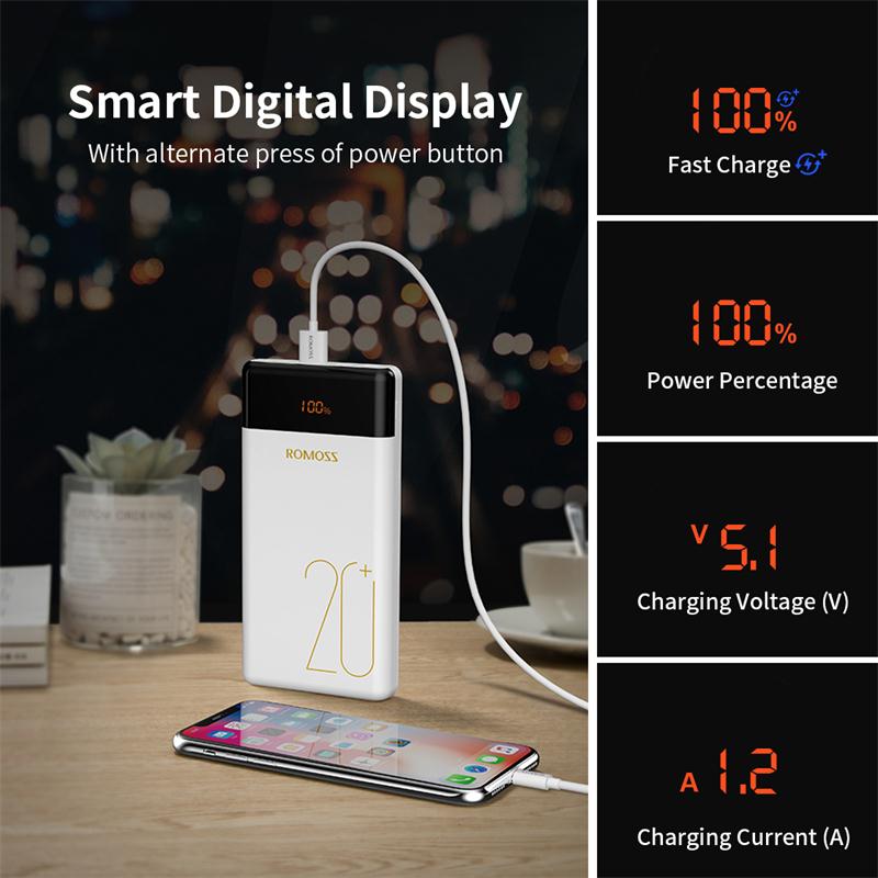 PRO POWER Portable External Battery Bank with PD Two-Way Fast Charging
